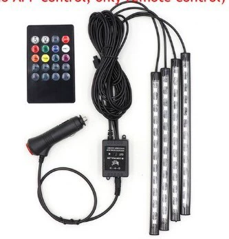 Atmosphere Light 12Smd Colorful Voice-Controlled: Other lights - 48smd-cigarette-lighter-interface-opp-bag