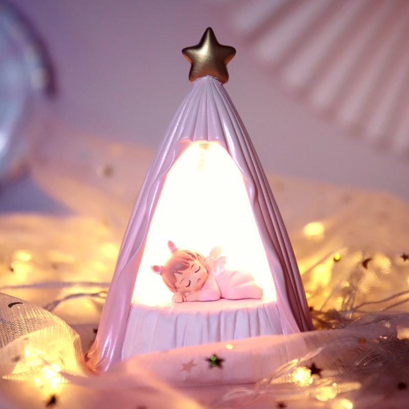 1121-7A 핑크 텐트 램프