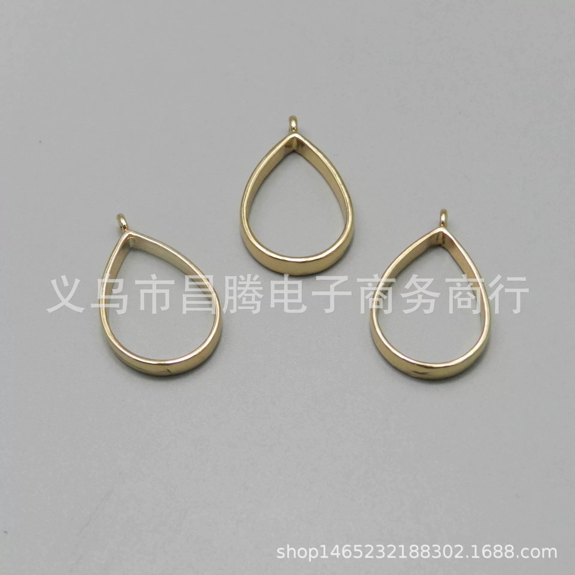 Сохранение цвета внутренний диаметр 18*25 мм КАПЛЕВИДНАЯ УФ-эпоксидная рамка смола клей металлическая полая рамка DIY ювелирные аксессуары