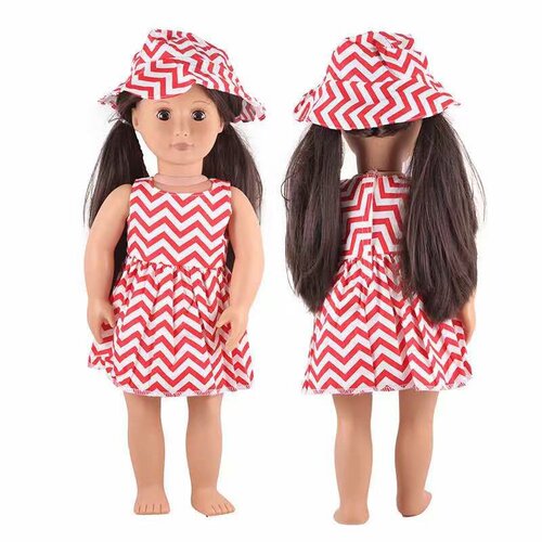 18-inch American toy doll clothes set cute dress swimsuit fashion for children 48 cm tall
