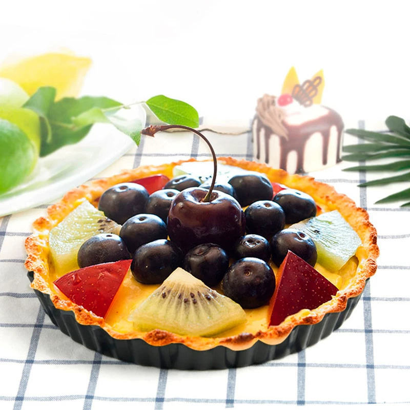 Прямоугольная кросс-бордера клеиться не sticky нижняя часть форма для тарталетки яблоко тканевая башня форма противень торт пицца форма