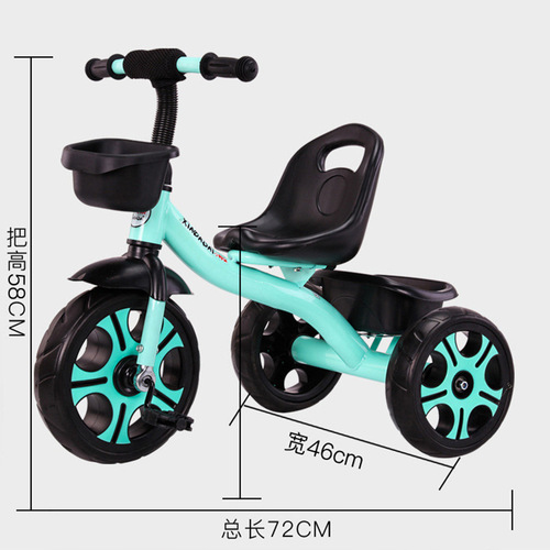 Children's tricycle bike 1-3-5-2-6 years old foldable baby stroller toddler bicycle manufacturer