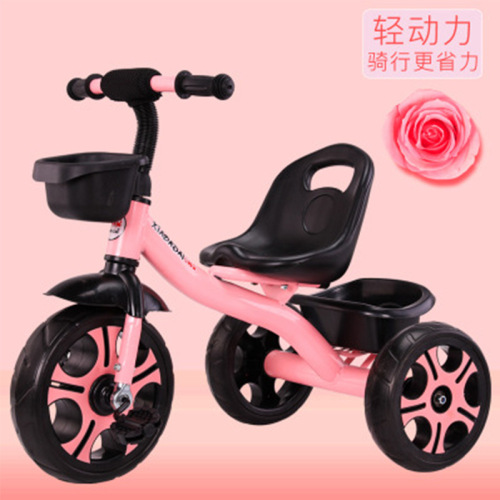 Wholesale factory price children's tricycle three-wheeled bike for 2-5 year old kids three-wheeled tricycle anti-tip pedal bike