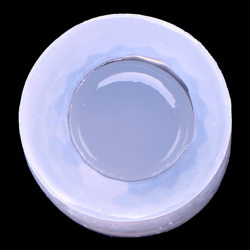 Espejo lleno molde de silicona DIY hecho a mano pequeño tazón recipiente plato cristal epoxi resina UV flor seca molde de silicona