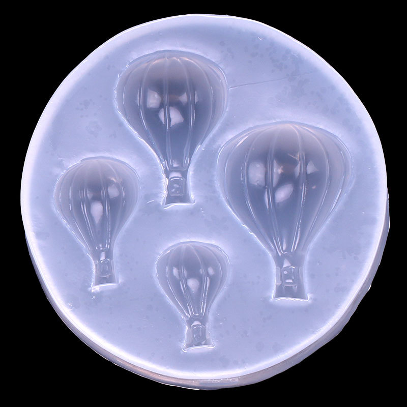 Espejo completo múltiples globo de aire caliente Epoxi UV pegamento arcilla molde de silicona accesorios de la cáscara del teléfono móvil colgante molde de silicona decorativa