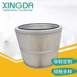 江苏兴达供应 上装式除尘滤筒 除尘折叠滤芯 活性炭粉尘过滤器