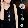 Sweater, advanced long necklace, demi-season fashionable universal accessory with tassels, pendant, Korean style, wholesale, high-quality style