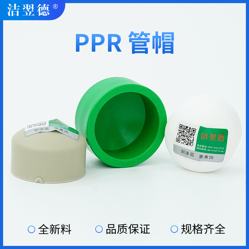 PPR管帽 水暖管子套 水暖管件配件 PPR塑料管帽防尘塑料封头/管套