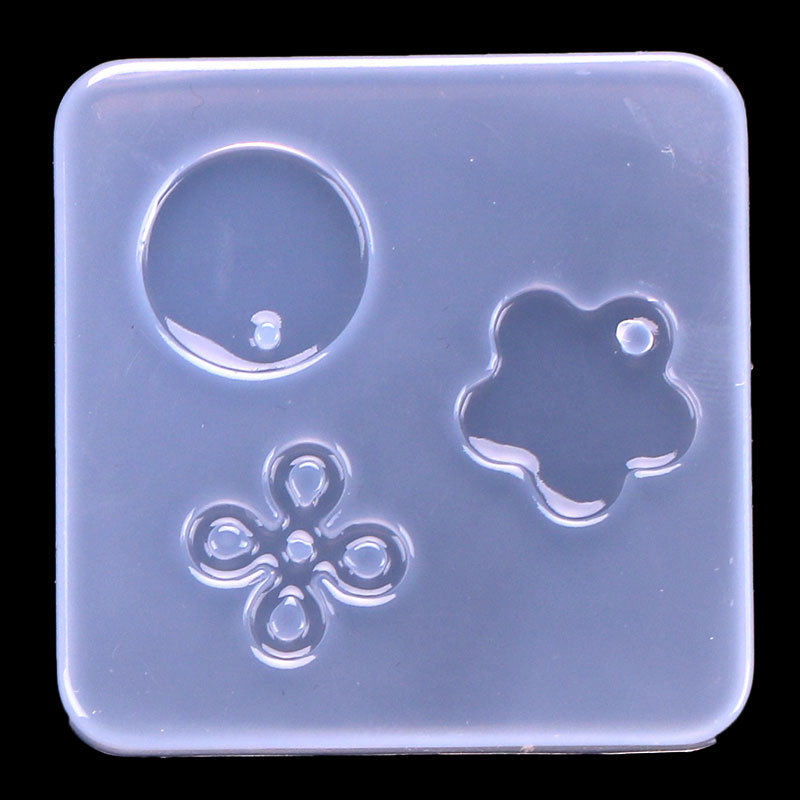 Espejo de Cristal Loto mariposa antiguo Shell etiqueta flor epoxi molde silicona tocado broche accesorios la joyería