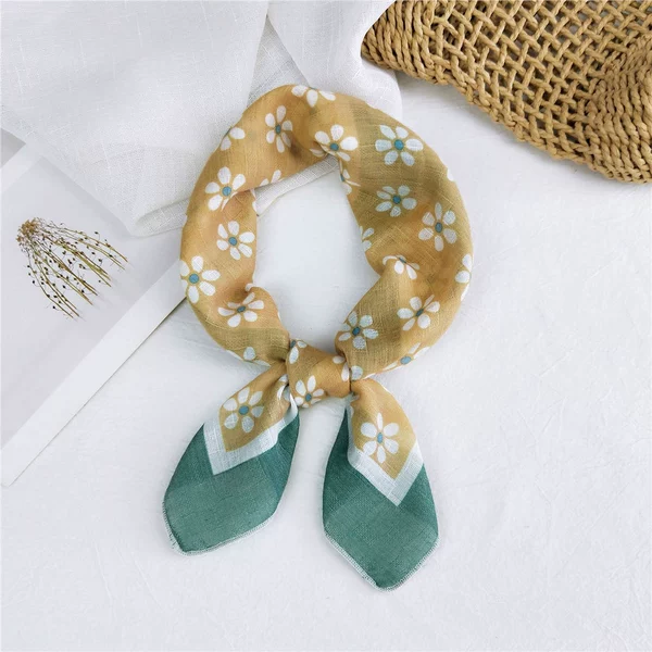 14 cotton six petals yellow