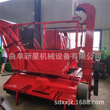 干鲜麦秆揉丝收集机 青储饲料粉碎回收机大马力收割秸秆回收机