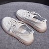 White shoes, footwear, sneakers for leisure for elementary school students, internet celebrity, 2021 collection, Korean style