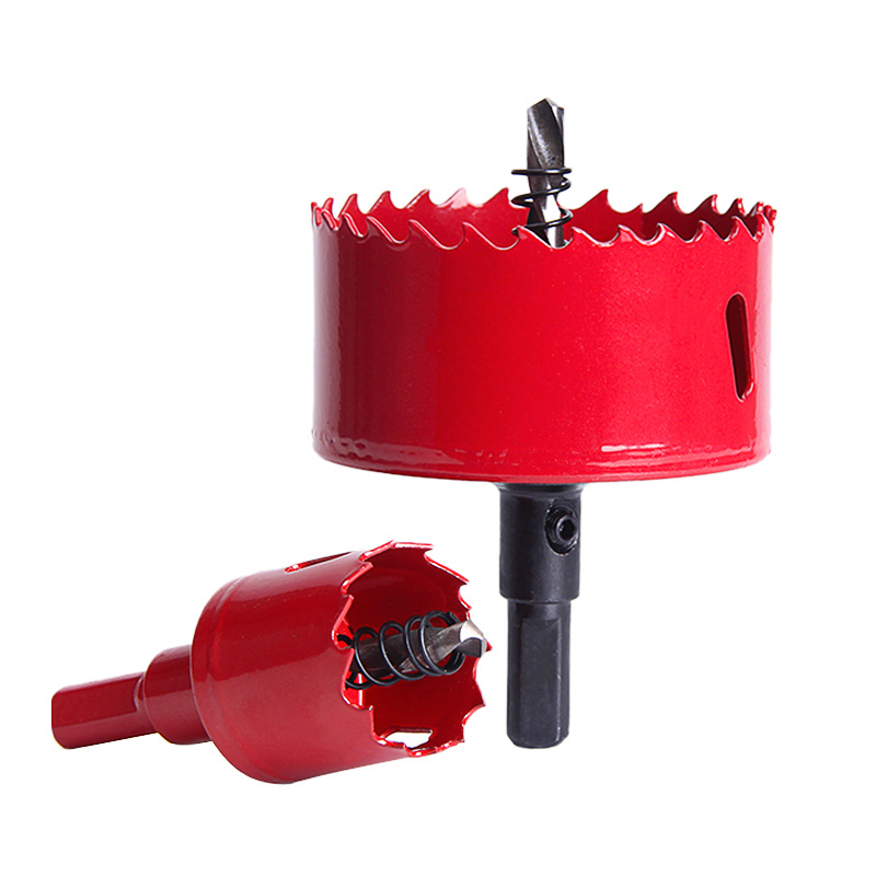 M42 bimetálico agujero abridor de hierro Placa de lámpara agujero abridor 14-200mm carpintería agujero abridor escariador broca