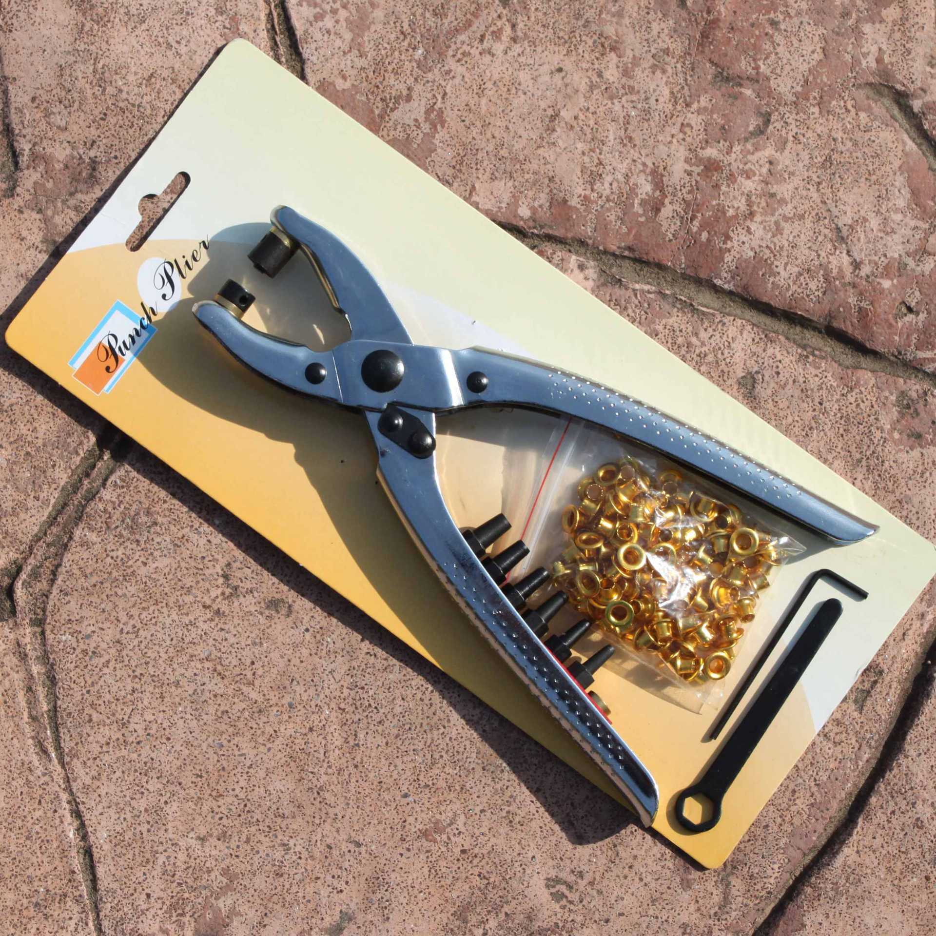 15#打孔铆合钳 打孔压气眼钳 打孔压鸡眼钳 多功能铆合钳punch