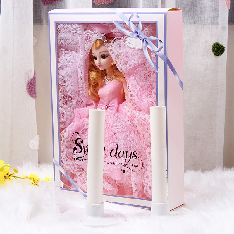 Hengchao Barbie Doll Set Gift Box Girl Birthday Gift Children's Toys School Gift Music Version Cute