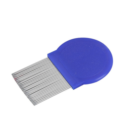 Pet grooming comb for cats and dogs, wholesale from the manufacturer, stainless steel flea and hair removal brush, massage pet supplies