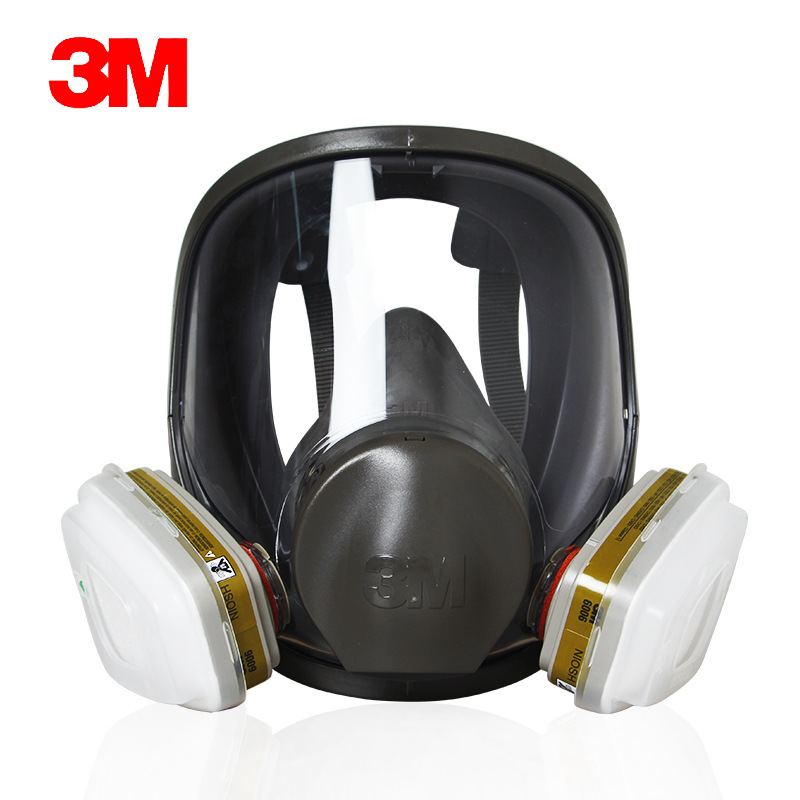 3M6800 con 6006 máscara de gas pintura en aerosol de gas ácido formaldehído Decoración Química máscara de gas de laboratorio