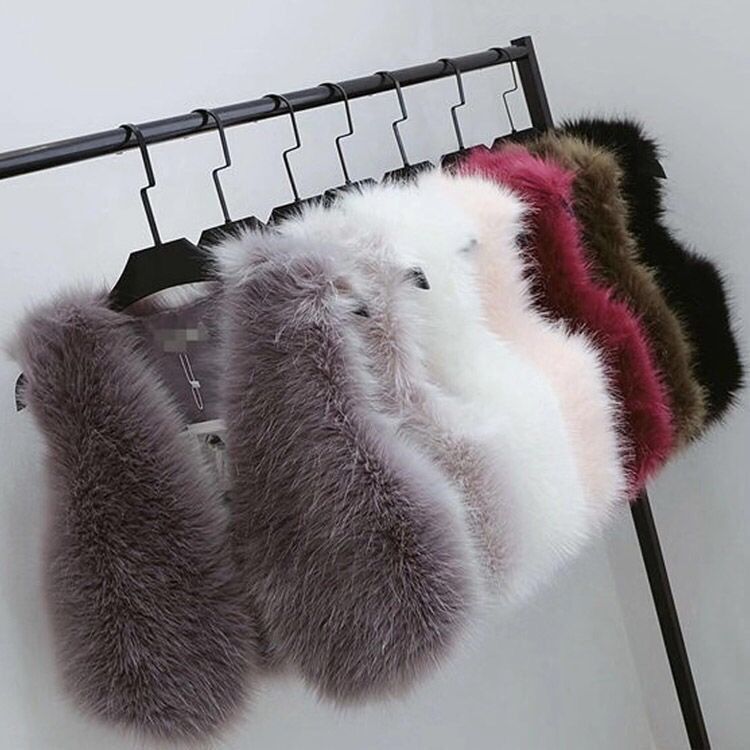 Fur Vest Women's Short 2020 Autumn and Winter New Imitation Rabbit Hair Vest Waistle Plush Vest Haining Mao Mao Mao Jacket