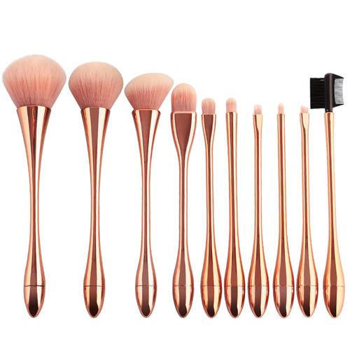 Yasna small waist makeup brush set new makeup beauty tools makeup brushes complete set of 10 makeup brushes