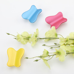 創意拉手蝴蝶拉手衣櫃櫥櫃門把手抽屜輕奢黑白金色現代簡約小拉手