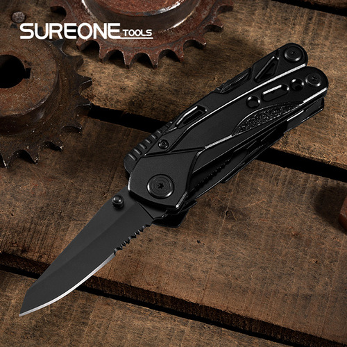 Multifunctional Knife Pliers, Stainless Steel Folding Knife, Flint Stone Pliers, Survival Knife, Outdoor Small Knife, Multifunctional Pliers