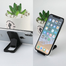 塑料双开多档位手机支架L型可折叠懒人大中小号黑色礼品便携