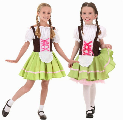 Halloween children's German beer costumes Children's performance costumes Men's cultural festival art performance costumes traditional costumes