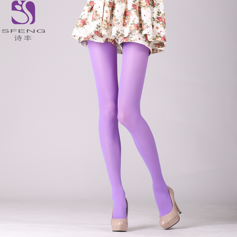 Pure color socks stockings women's shaping leg stockings skinny socks 50d spring and autumn velvet leggings women's jumpsuit Pure color socks stockings women's shaping leg stockings skinny socks 50d spring and autumn velvet leggings women's jumpsuit