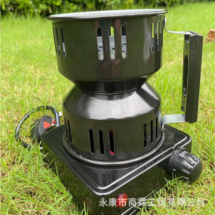 厂家批发阿拉伯水烟点碳炉水烟烧炭炉水烟加热搪瓷大号椰壳点碳器