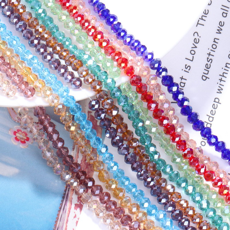 Glass multicoloured curtain