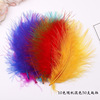 Manufacturers supply spot supply of full velvet feathers color full velvet feathers DIY turkey feathers wholesale