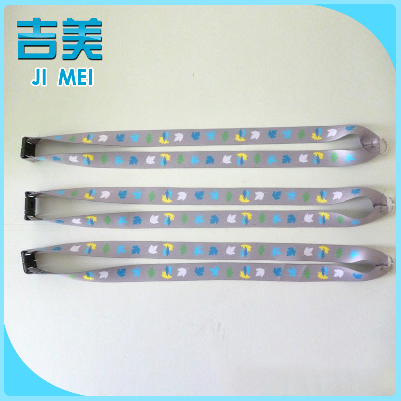 厂家直销 90*2.0cm热转印奖牌涤纶织带 奖牌热转印织带 奖牌挂绳