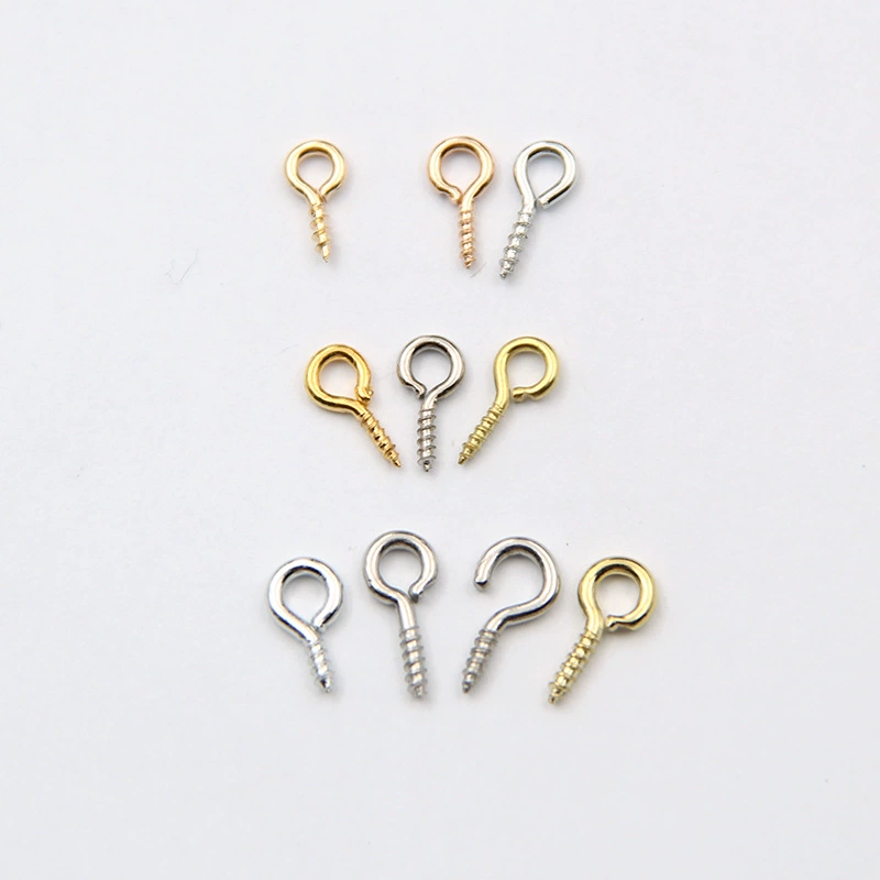 Аксессуары для самостоятельного изготовления гвоздь с овечьим глазом саморез с круглой головкой 9 закрытый гвоздь с овечьим глазом оптом 5000/пакет