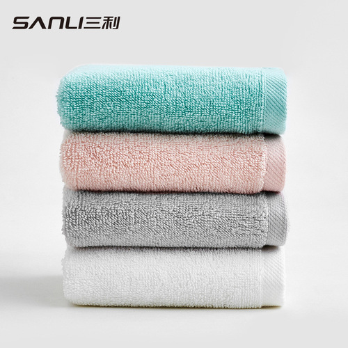 [New product] Sanli towel 25*50 baby face towel pure cotton towel embroidered hand towel baby saliva towel