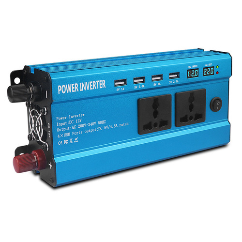 车载逆变器12V24V48V60V转220V800w2000w3000w4000w家用 转换器