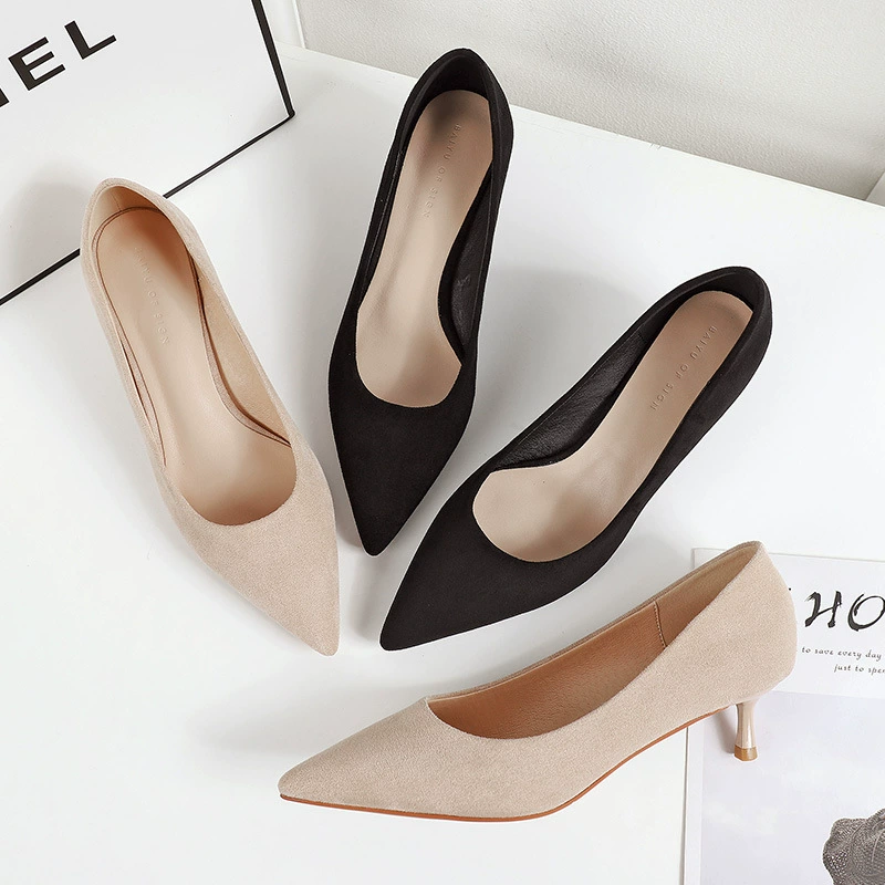 芙号 Work shoes, shoes high heels pointy toe, 2022 collection