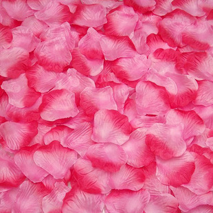 Свадебная розовая лепестка лепестки фальшивые петли