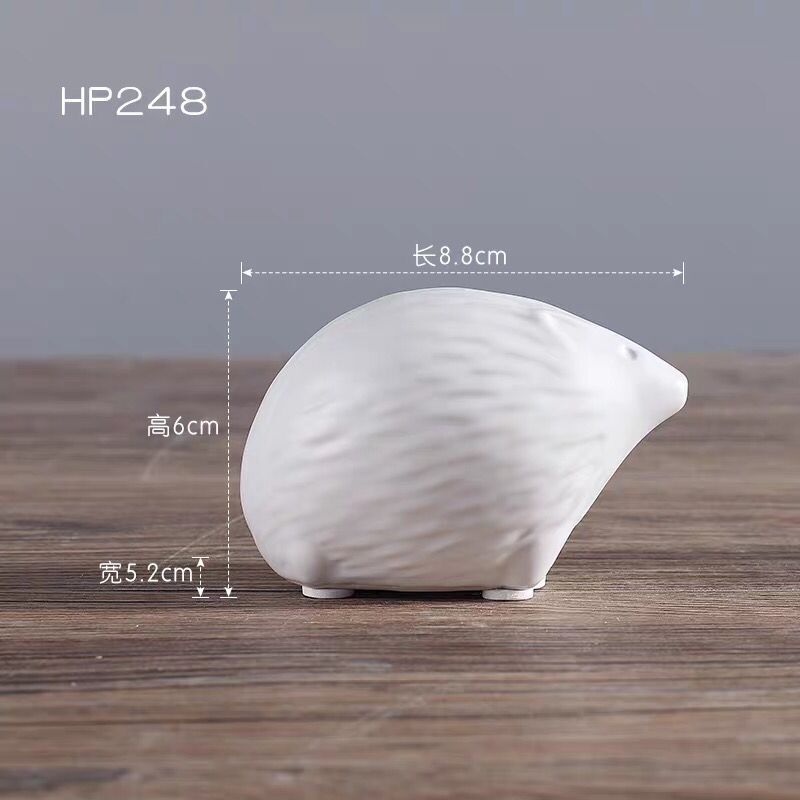 Nordic salón decoración del hogar de la moda moderna simple cerámica artesanía creativa erizo al por mayor