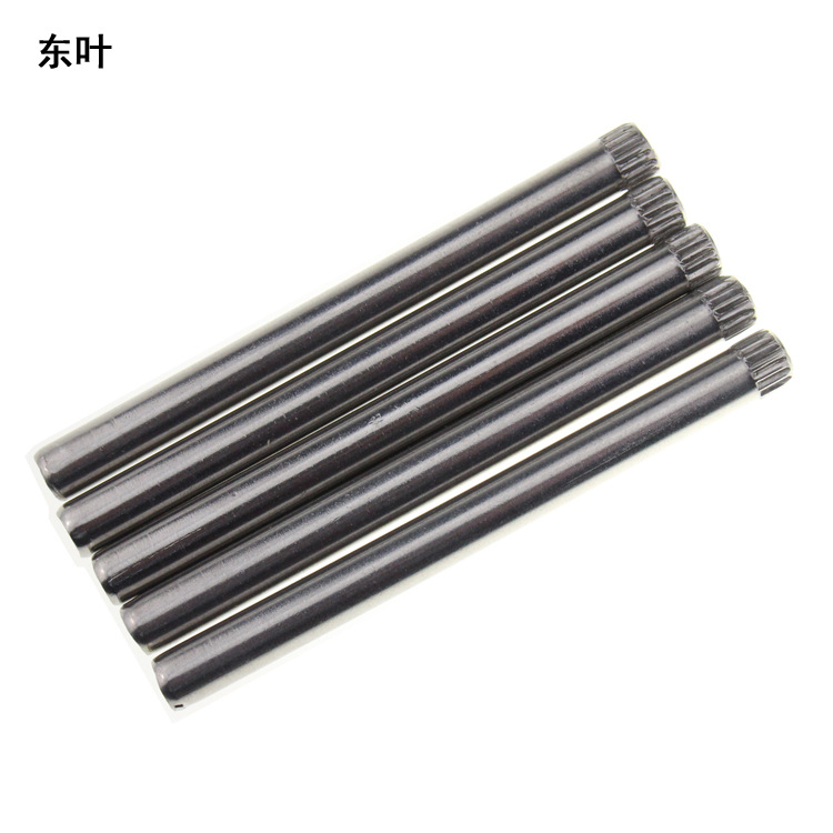 不锈钢搓花轴玩具车精细配件搓花轴电动马达滚花销钉厂家量大价优