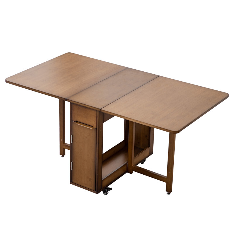 Mesa de comedor plegable y retráctil para espacios pequeños, multifuncional - Mayorista