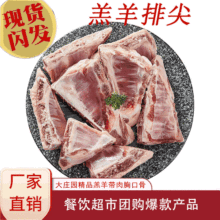 大庄园羊排带肉胸骨冷冻羊排尖羊排散装新鲜羊肉烧烤食材整箱批发