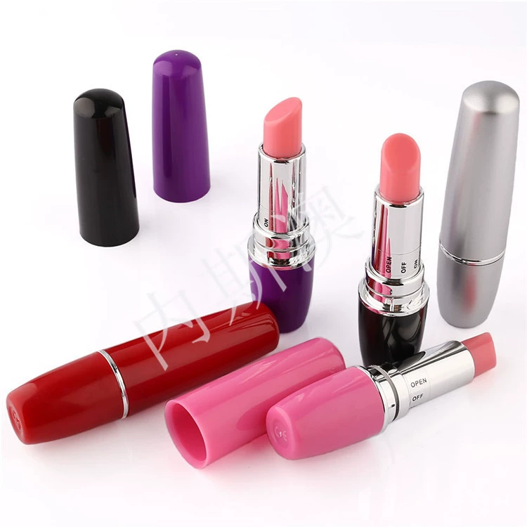 Mini Lipstick Vibrator (Naisao) USB Rechargeable, Silicone Flat-Head, Discreet Case