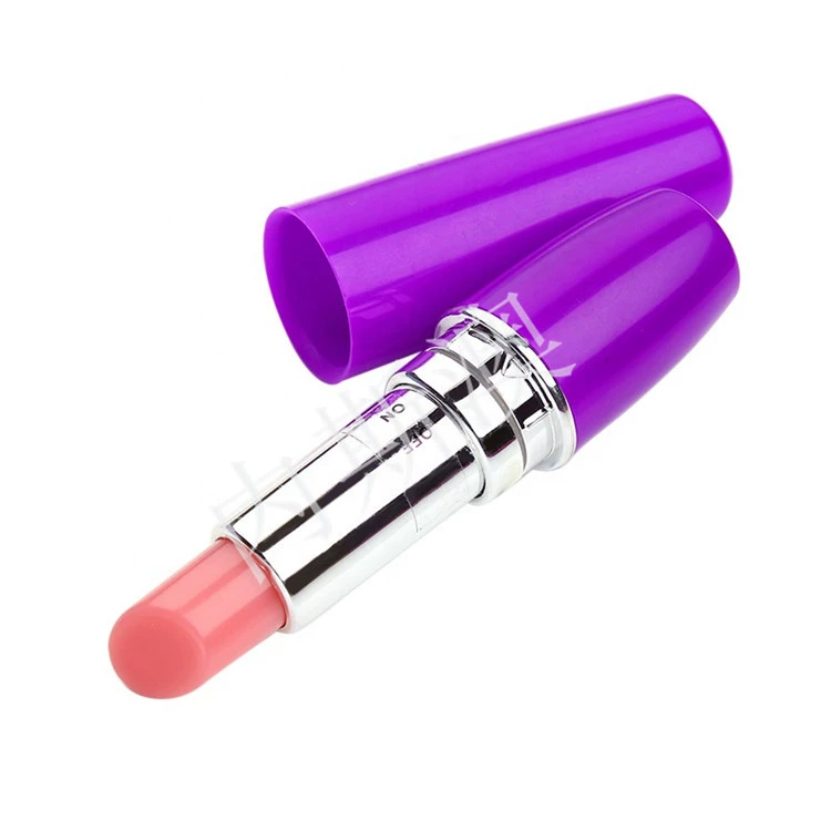Mini Lipstick Vibrator (Naisao) USB Rechargeable, Silicone Flat-Head, Discreet Case