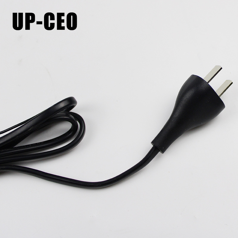 供应小米插头两芯6A国标插头3.96端子小功率电器通用PVC电源线