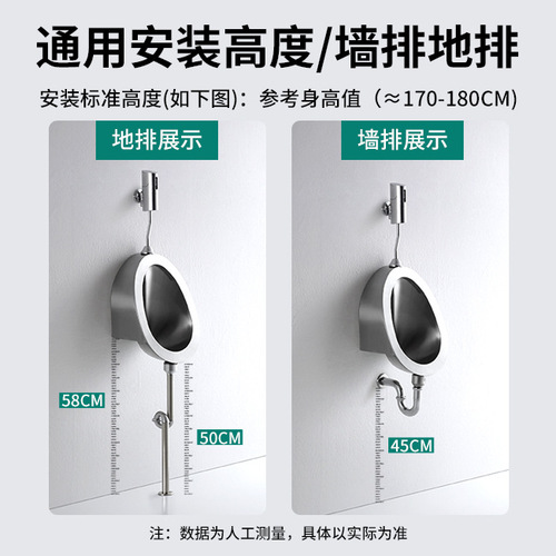 304 stainless steel urinal wall-mounted urinal men's urinal prison toilet urinal urinal bar