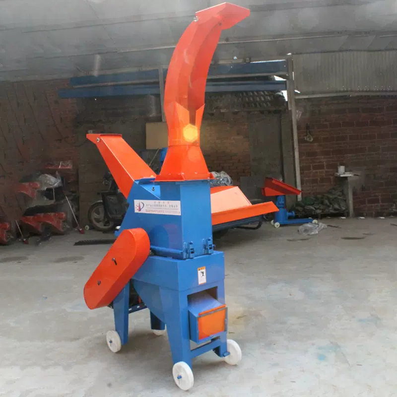 批发秸秆粉碎机两相电牛羊铡草机干湿两用小型畜牧养殖设备机械