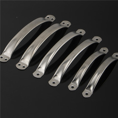 Stainless steel pull handles for cabinet, wine cabinet, wardrobe door curved hollow handles, factory direct sale