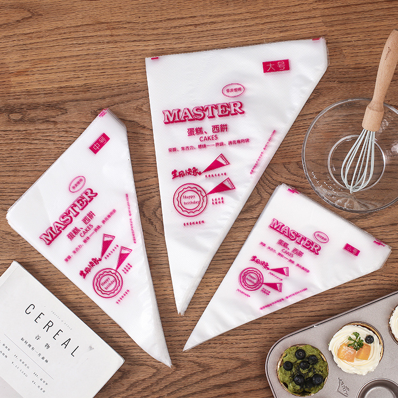 Disposable Decorating Bag Squeeze Decorating Bag Cake Cream Decorating Bag Jam Chocolate Decorating Tool Squeeze Bag