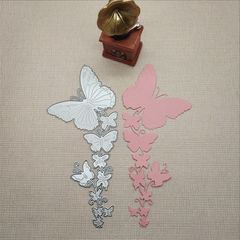 Cutting die butterfly set greeting card carbon steel etched die flower die DIY handmade flower die