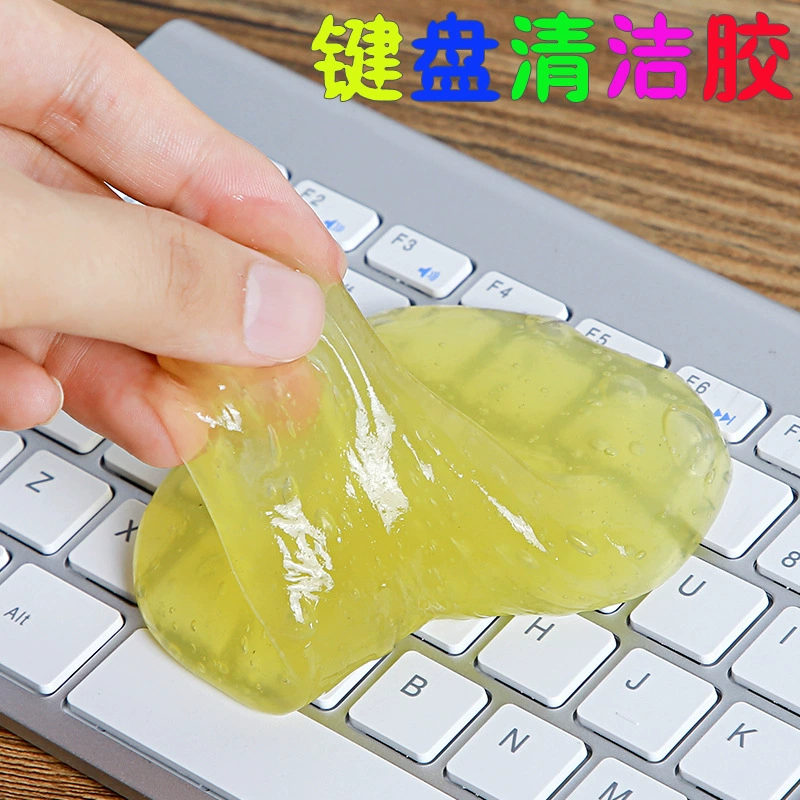 Кристально чистящий клей клавиатура очистка грязи автомобиль до мертвого угла пыль Очистка клавиатуры мягкий клей клавиатура грязь оптом
